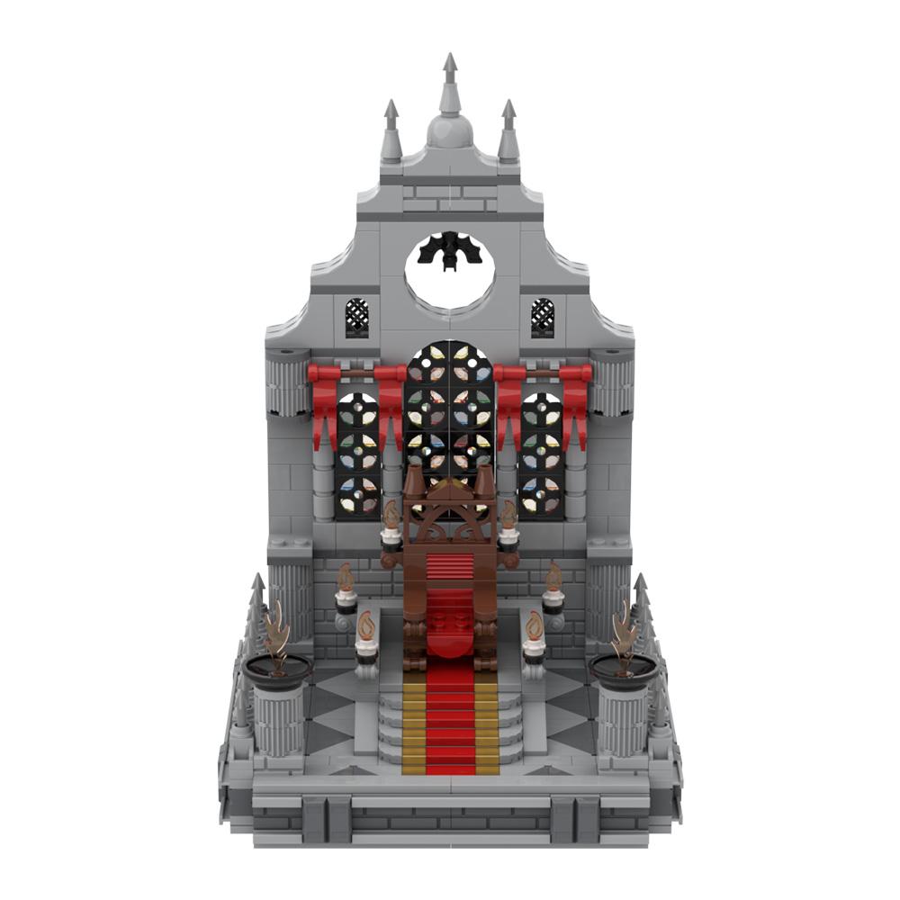 Нетоксичные конструкторы Gobricks Moc-196572 Игрушки-конструкторы «Тронный зал Страда»