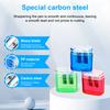 Dual-Hole Pencil Sharpener 4 Color Transparent Plastic Sharpener for Standard Jumbo Pencils Kid-Friendly Portable Pencil Sharpener with Cover
