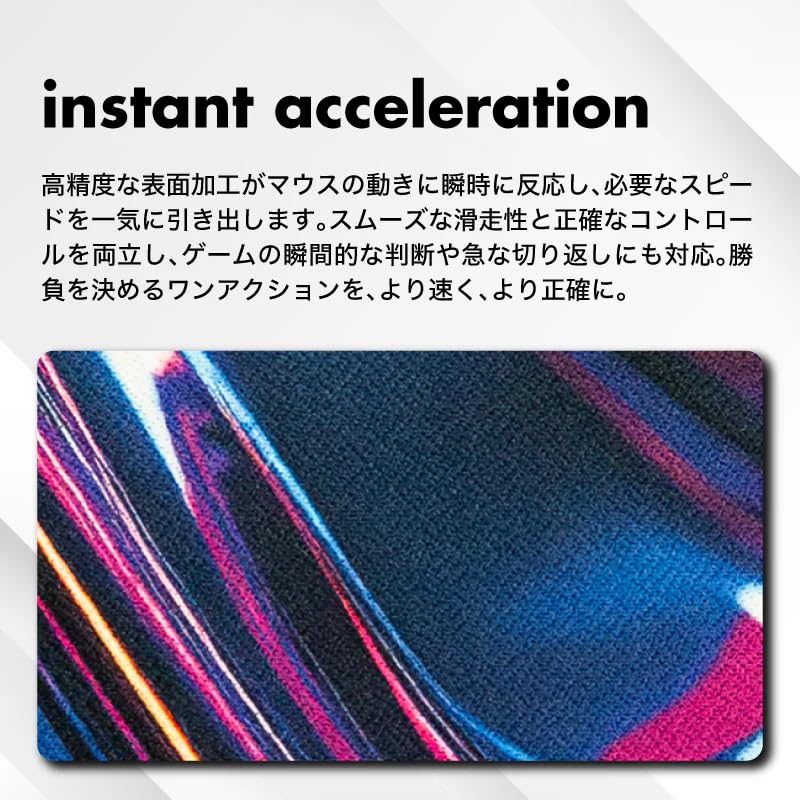 DotAndZ Neon Eclipse Gaming A hybrid of speed and made of 49cm x 42cm x offering high precision and a new feel of smooth and controlled Mousepad