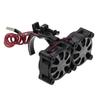 540 550 3650 3660 Motor Heatsink Cooling Fan with Thermal Sensor for 1/8 1/10 RC Car Axial SCX10 Traxxas TRX4 Tamiya