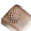 Sunflower Brooch for Women, A Light Luxury and High-end Look. Pearl and Diamond Brooch for Autumn and Winter Coat