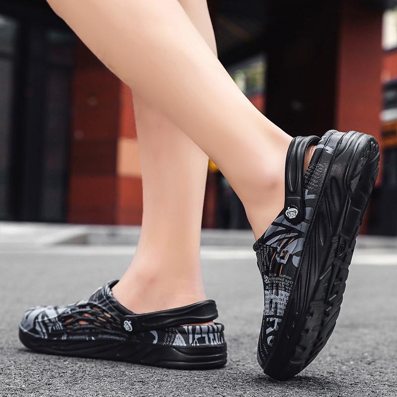 Мужские сандалии Легкие сандалии из ЭВА, повседневные тапочки, летние женские разноцветные туфли для плавания для пляжа