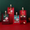 10Pcs Paper Gifts Wrap Handbag Classic Christmas Candy Gift Box Simple Christmas Gifts Bag Children