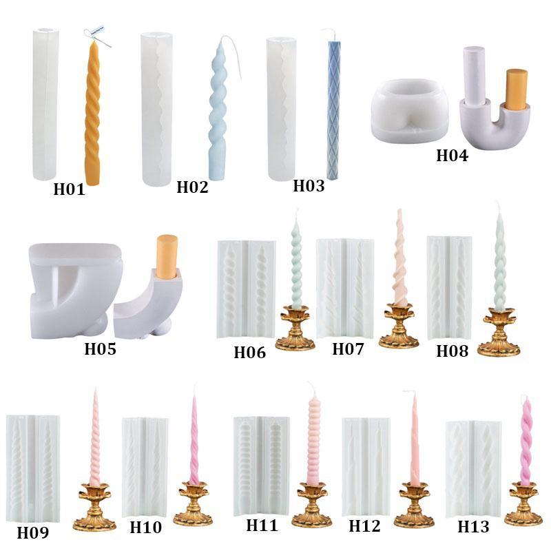 1 шт. спиральная коническая форма для свечей, коническая форма для изготовления свечей своими руками, силиконовая форма для свечей, форма для изготовления свечей, поворотная форма для свечей, силиконовая форма для свечей