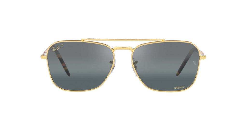 Sunglasses RB3636 Legend Dark Blue Gradient Polarized Silver Contrast Enhancement Size 58 Ray-Ban Gold/Crystal Lenses,