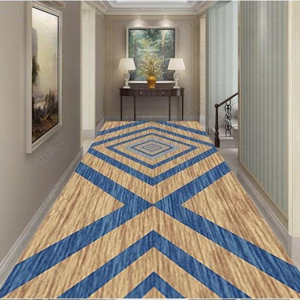 Europe Corridor Carpets Hotel Long Aisle Rug Entrance/Hallway Anti-Slip Stair Carpet Floor Rugs