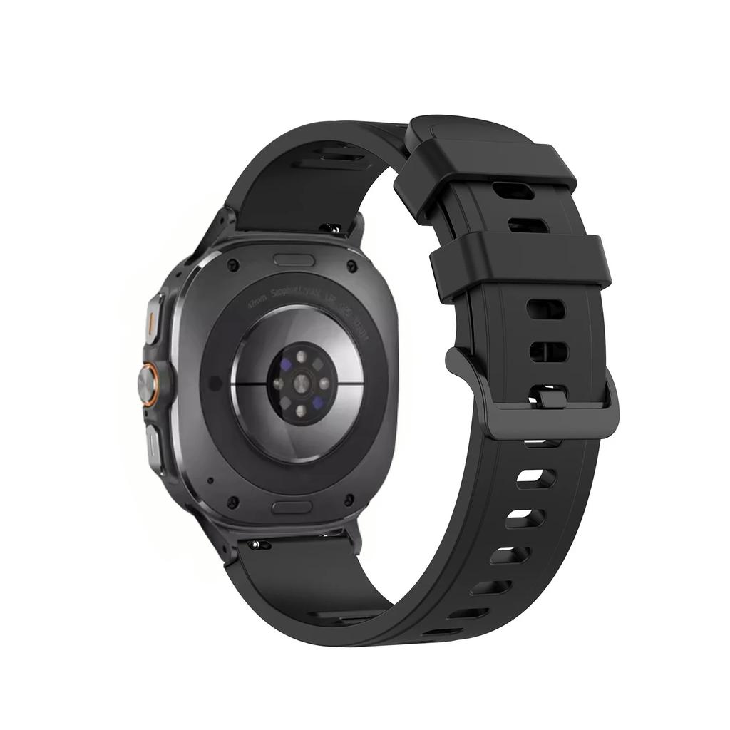 Спортивный силиконовый ремешок для Samsung Galaxy Watch Ultra 47 мм Сменный браслет Correa для Samsung Galaxy Watch 8 Ultra Ремешок
