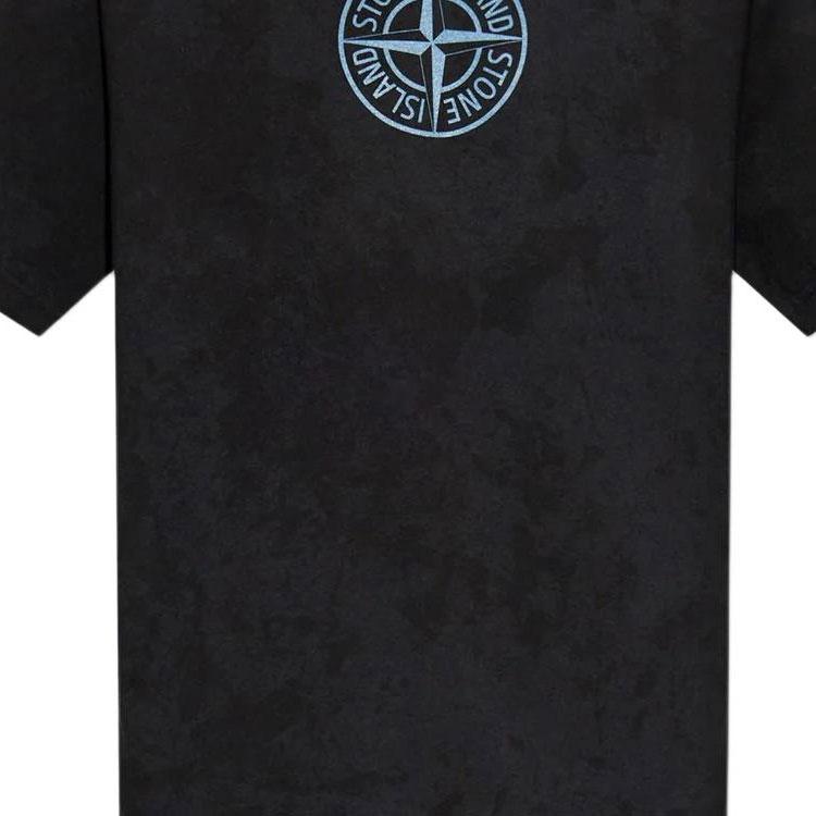 STONE ISLAND Мужская футболка с коротким рукавом и круглым вырезом с логотипом-буквой K2S152100021S0235-V0029