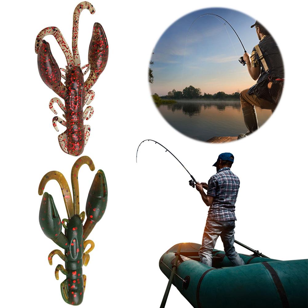 5pcs 5cm Artificial Bait Fishy Smell Fishing Bait Crayfish Soft Fishing Lure Fishing Accessories