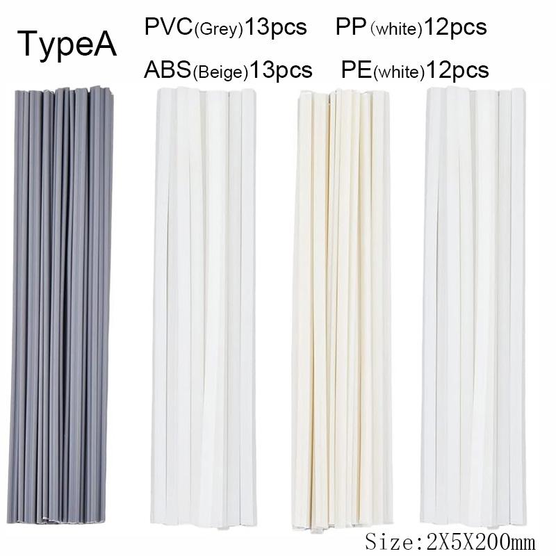25/50 ШТ. Пластиковые сварочные прутки ABS/PP/PVC/PE Сварочные палочки 5x2 мм для пластиковых сварочных аппаратов Ремонт бамперов Сварочные материалы