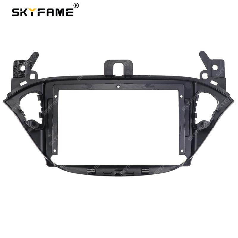 SKYFAME Car Frame Fascia Adapter Canbus Box Decoder Android Radio Dash Fitting Panel Kit For Opel Corsa Adam