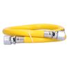 304 Stainless Steel Gas Hose Yellow Stove Gas Line  Daily Home Gas Equipment Replacement