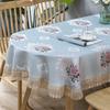 Европейская вышитая скатерть, овальная скатерть, скатерть для гостиной, прямоугольная скатерть для чайного стола, маленькое полотенце