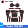 Нескользящий автомобильный коврик для Mazda 2 Mazda2 DJ DL Demio 2014 2015 2016 2017 2018 противоскользящие резиновые коврики дверная канавка автоаксессуары