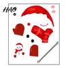 Waterproof Window Murals Christmas Static Clings, Smiling Snowman Decals with Snowflake Holiday Glass Clings Patterns, PVC Stickers for Home