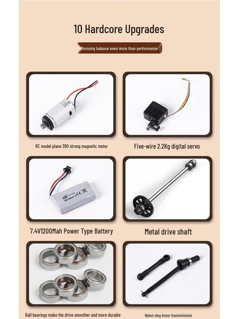 Радиоуправляемый высокоскоростной полноприводный дрифтовый внедорожный альпинистский монстр-трак игрушка