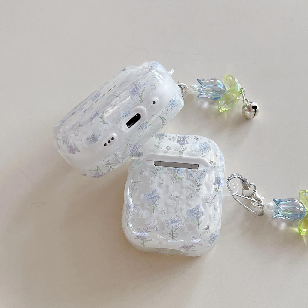 Японский и корейский цветочный кулон подходит для защитного чехла Airpods Pro 1/1 Pro 1 беспроводных Bluetooth-наушников 1/1 поколения