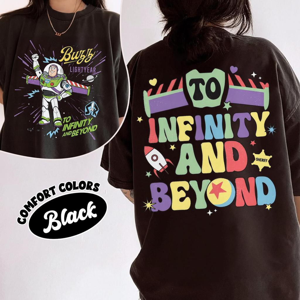 Retro Buzz Lightyear To Infinity And Beyond Shirt and kids tshirt, Toy Story Space Ranger Tee