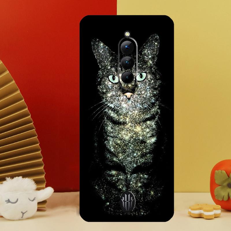 Чехол 'Счастливые коты в космосе' для Nubia Red Magic 10 Pro Plus 6 7 Pro 6S 7S 6R 5G RedMagic 9 8 8S 9S Pro Plus