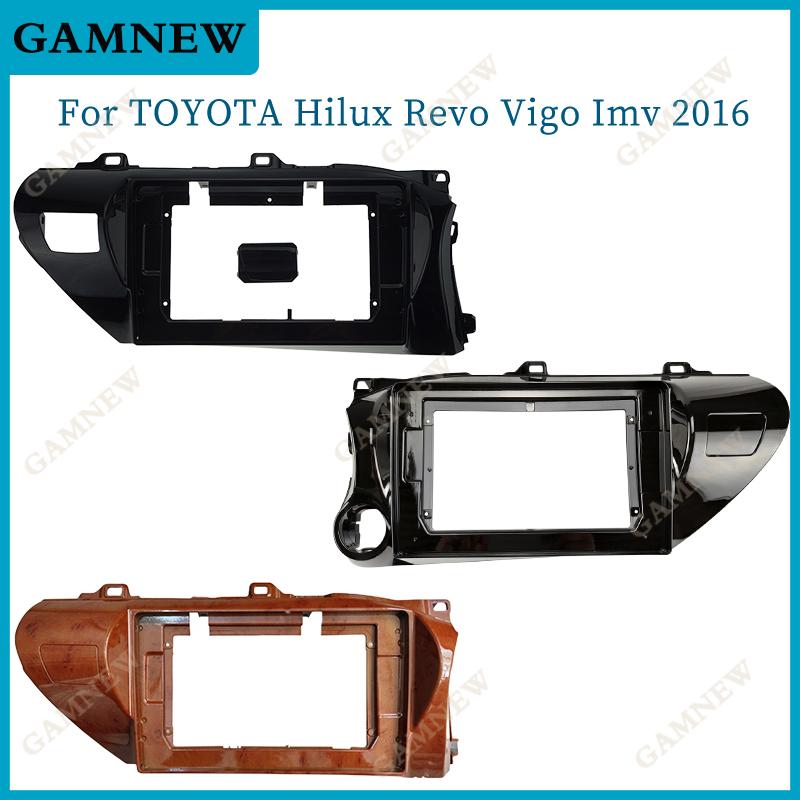 10.1 inch Car Radio Fascia Panel for TOYOTA Hilux 2014-2019 stereo dash Frame