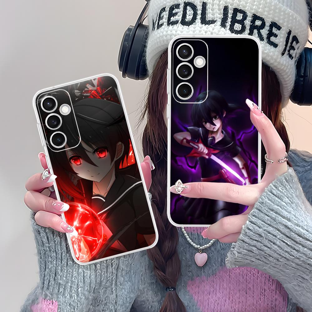 Прозрачный чехол для мобильного телефона Akame Kurome для Samsung Galaxy S25 S24 S23 S22 S21Plus FE Ultra Цветная обложка