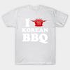 T Shirt Women I Love Korean Bbq Harajuku Print Kawaii Tshirt Summer Short Sleeve Female T-Shirt Top Tee