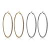 Серьги-кольца большого размера, матовые, с преувеличенным дизайном, модные, креативные, трендовые, круглые серьги, серьги-гвоздики