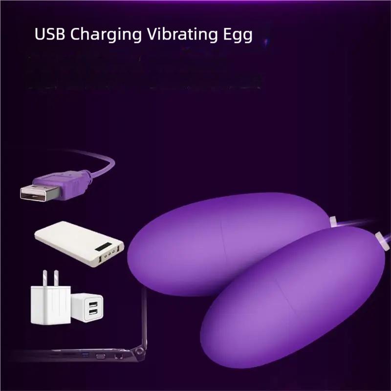 12 Speed Bullet Vibrator For Women USB Vibrating Egg Erotic Dildo Double Vibrators Adult Sex Toys