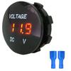 1PCS DC 12V 24V Car Replacement Voltmeter Meter Digital LED Voltmeter Automobile Battery Voltmeter Power Tool Accessories