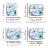 Прозрачные Чехлы для Наушников Чехол Для Airpods 3 Pro2 1 4 Pro 2 Pro3 Линейный Рисунок Цветок