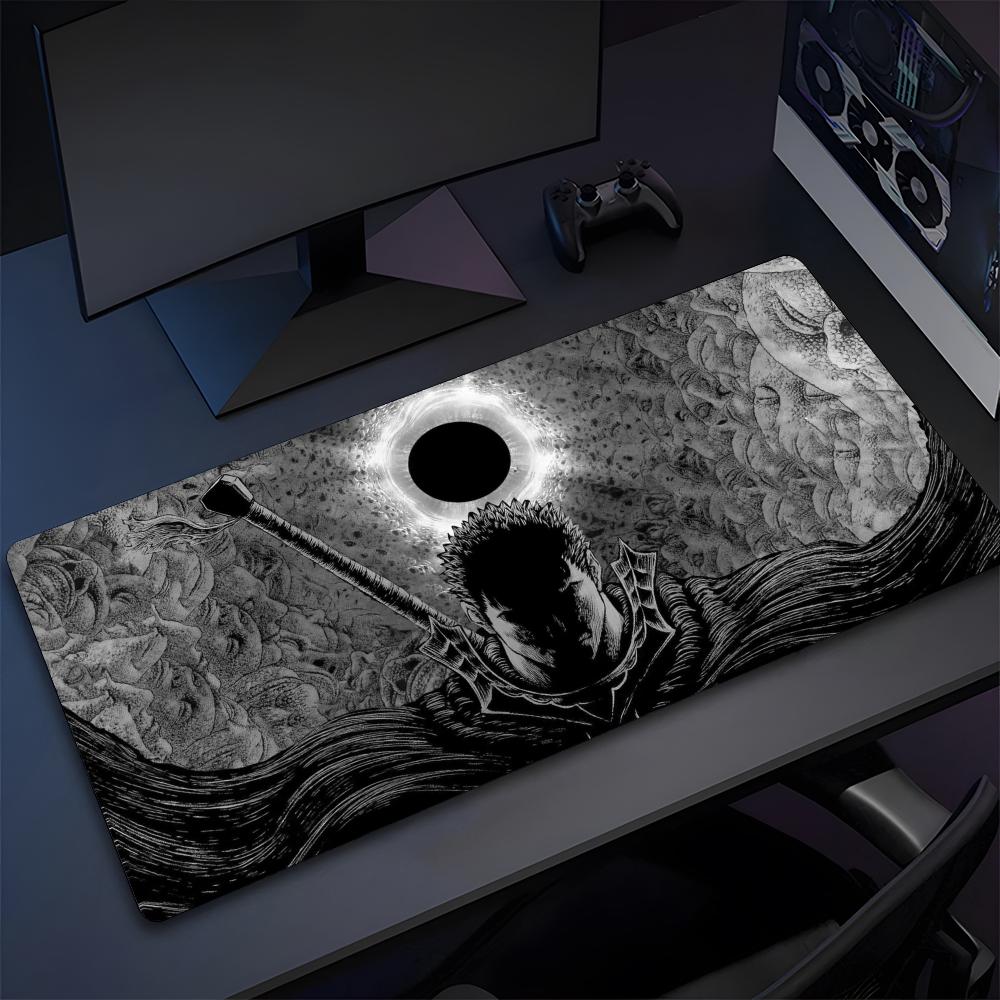 Игровой коврик для мыши Berserk Высококачественный коврик для мыши из натуральной резины Самый профессиональный моющийся коврик для мыши для ноутбука