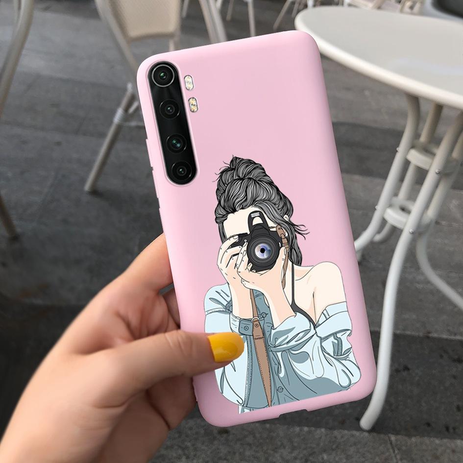 Flower Case For Xiaomi Mi Note 10 Lite Phone Case Fashion Cover For Xiomi Mi Note 10 Lite Pro Soft Bumper For Mi Note10 Pro Capa