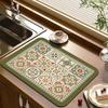 Tableware Drying Mat Super-absorbent Tableware Nordic Drain Pad Kitchen Placemat Home Draining Mats Table Counter Pads