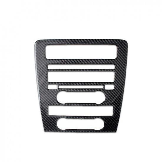 Carbon Fiber Interior Central Console Panel Cover Trim For Ford Mustang 2009-13
