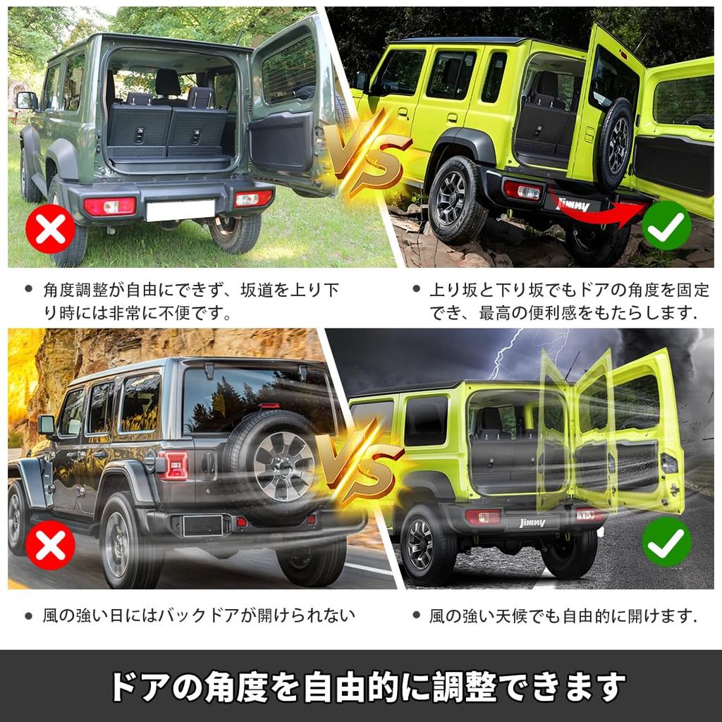 Maplewoodcar Back Door Free Stop Suzuki Jimny Exclusive Rear Hatch Jimny Free Stop Can Stop Jimny Free Door Door Punch Hydraulic Vehicle Inspection