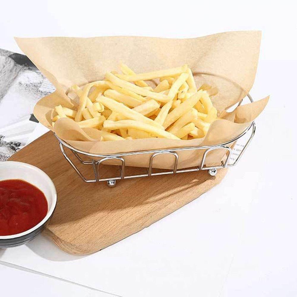 Mini French Fries Basket Carbon Steel Food Frying Basket  for Kitchen
