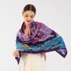 Aurora Series Silk Wool Jacquard Large Shawl