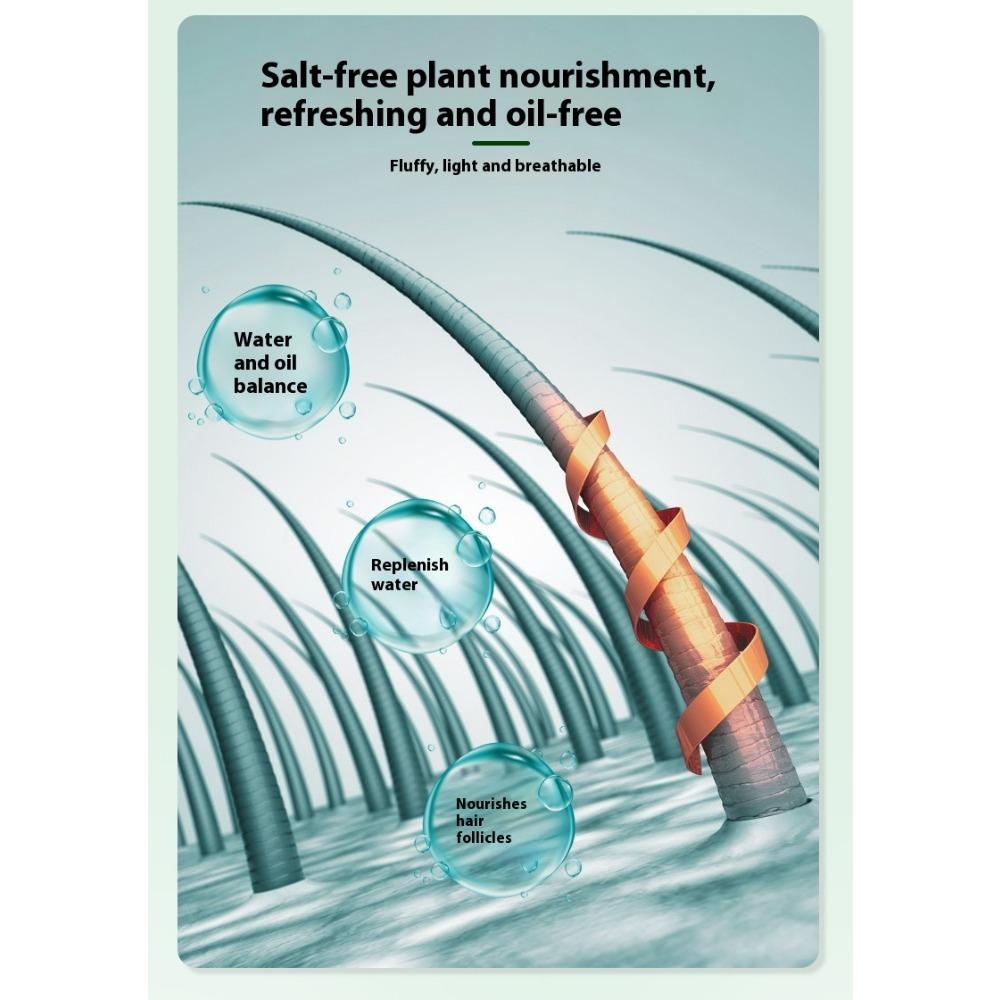 Крем для очищения волос с морской солью, освежающий, контролирующий жирность, пушистый скраб для кожи головы, разглаживающий и увлажняющий домашний шампунь