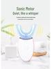 Rechargeable Ultrasonic U-shaped Whitening Toothbrush for Lazy People