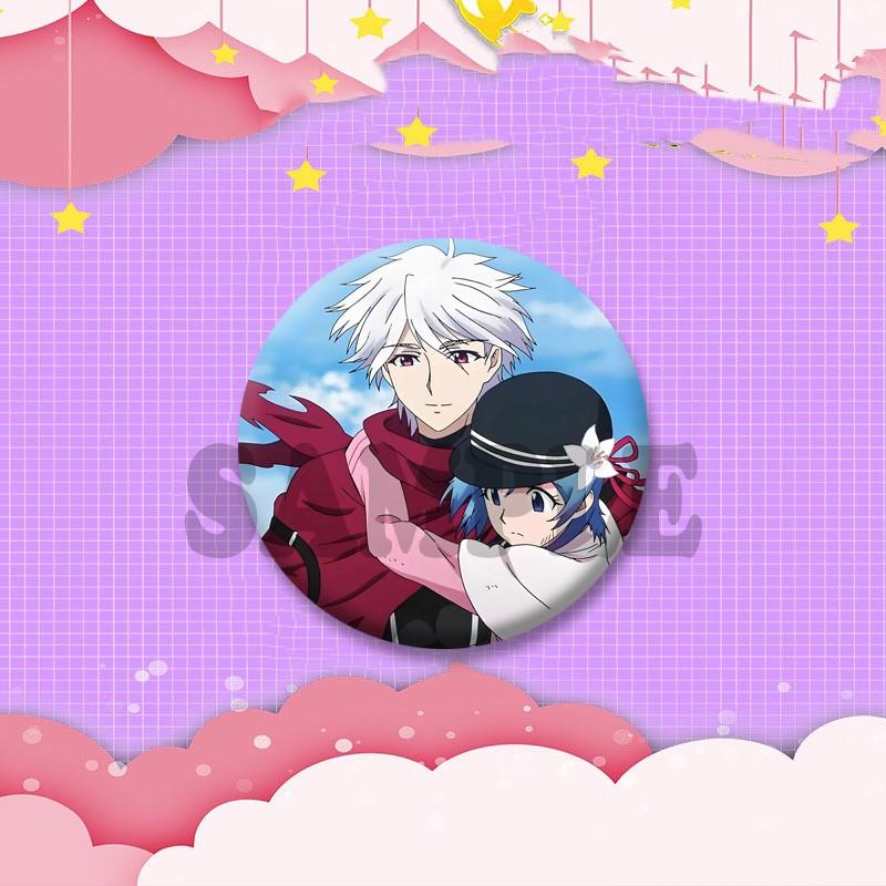 Plunderer Anime Soft Button Pins Licht Bach Jail Murdoch Cartoon Badge Anime Merchandise Round Brooch Bag Clothes Accessories