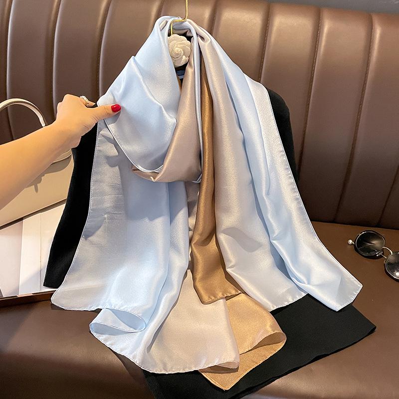 Women'S Elegant And Versatile Spring And Summer Sunscreen Autumn And Winter Warm Scarf Fashion Shawl Dual-Purpose