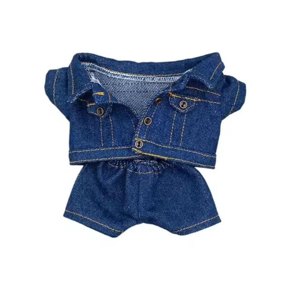 Casual Wears Doll Jacket Pants Clothes Suit Doll Coat Tops Fashion Cotton Doll Jeans  Kids Toys