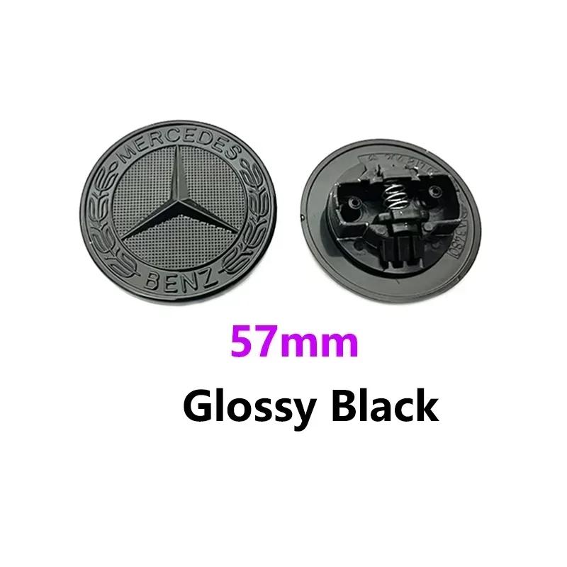 1pcs 57mm Car Front Hood Emblem Badge Bonnet Car Accessories For Benz W204 W205 W212 W213 W221 W177 W246 GLA GLC CLA XM1