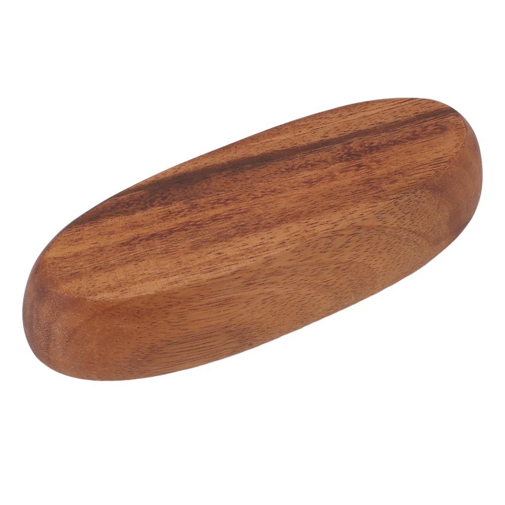 Wood Salad Bowl Long Oval Serving Bowl Beautiful Design Wooden Tray Living Room