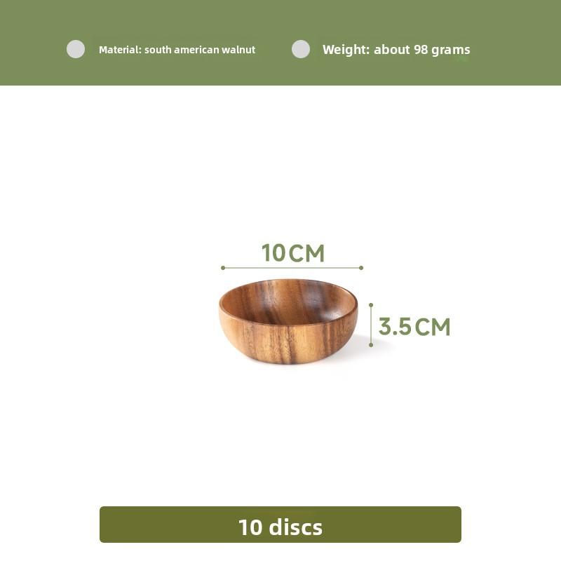 Орех Китайская Деревянная Тарелка Круглая Фруктовая Тарелка Тарелка для Дим Самов Поднос для Хранения Закусок Дома Поднос из Дерева Акации