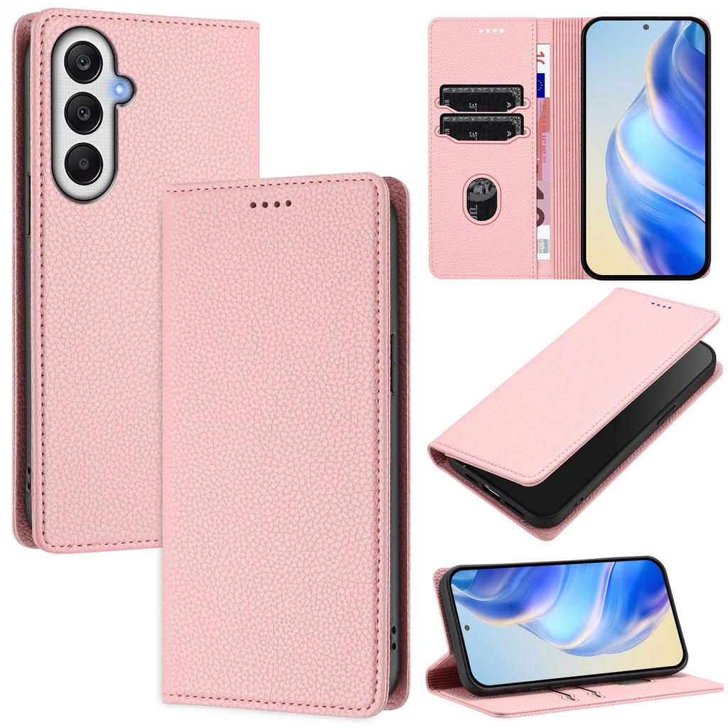 For Samsung Galaxy A36 5G Wallet Case RFID Blocking Litchi Texture Leather Mobile Cover