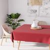 Nappe Anti-tâches Carrée 140X140 Cm ALIX Rouge, Par Soleil D'ocre