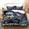 3D Print Murder Drones Bedding Set Boys Girls Twin Queen Size Duvet Cover Pillowcase Bed Boys Adult Fashion Home Textile