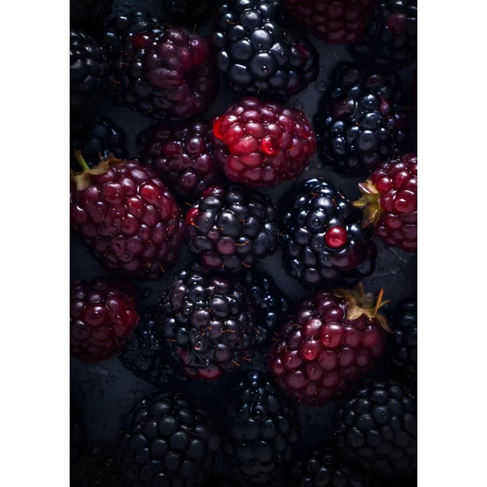 Delicious Fresh Fruit Strawberries Watermelon Blueberries Kitchen Poster Canvas Paintings Wall Art Pictures Home