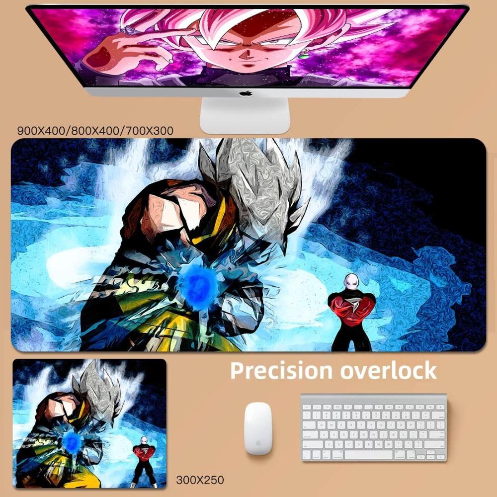 Мужской Крутой Коврик для Мыши Удобство Анимация Dragon Ball Сон Гоку Кожаный Коврик для Мыши Мультяшный Вегета Булма Броли Большой Коврик для Клавиатуры Студенческий Настольный Коврик